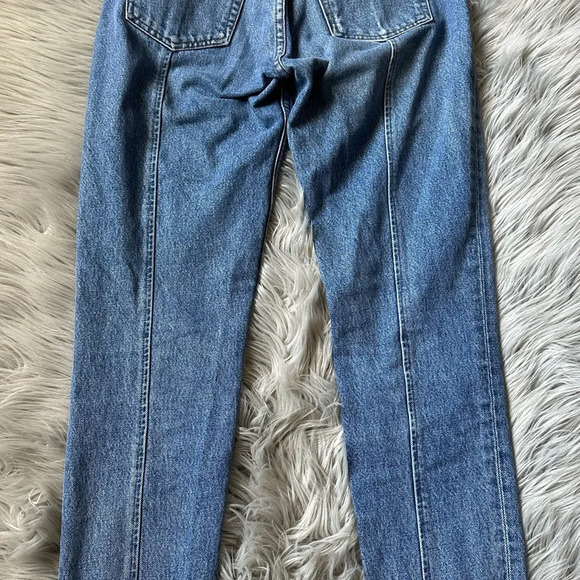 REFORMATION Seamed Jean Celtic Wash Cotton
Cigarette Straight Jeans Size 26 - Picture 6 of 11